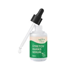 Natural Botanical Maternity Stretch Marks Serum Dropper and Bottle