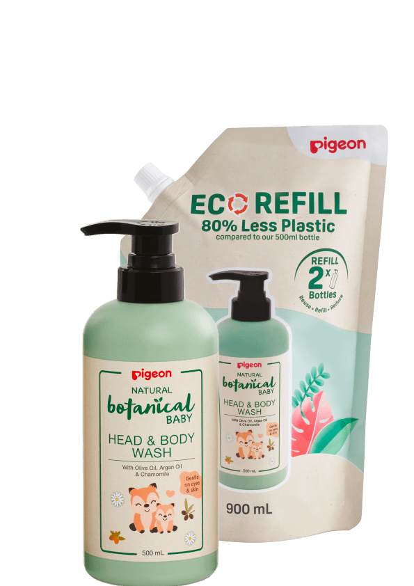 Cleanse with Head & Body Wash