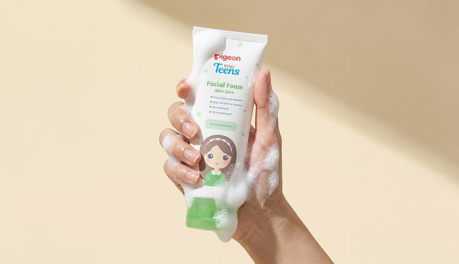 Pigeon Teens Acne Range Facial Foam for Acne Care