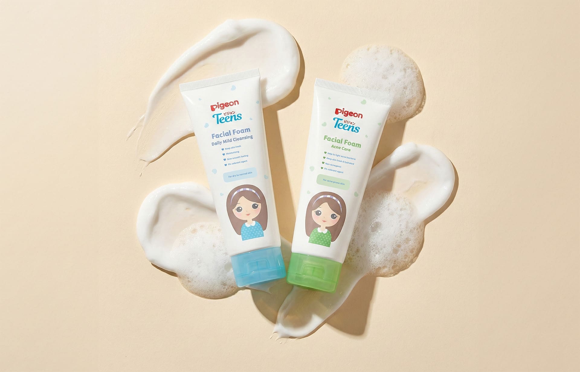 Pigeon Facial Foam Duo