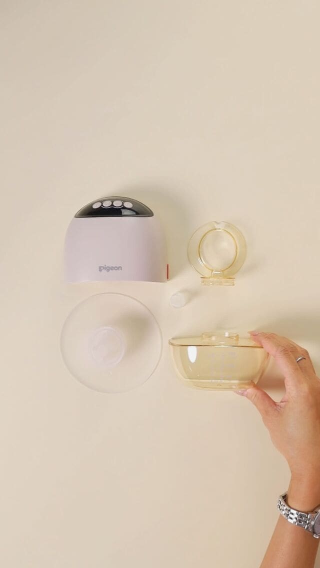 Say hello to hands-free pumping! 👋❤️ 

Our NEW Pigeon Wearable Electric Breast Pump is here to support your breastfeeding journey this International Breastfeeding Week 😉

✅ 3 Modes & 9 Suction Levels: For a personalised and comfortable experience
✅ Rhythmic Expression Mode: Mimics baby’s natural sucking rhythm
✅ Wireless & Lightweight: No tubes to get in your way!
✅ Easy Cleaning: Just 4 parts for effortless assembly and washing

We’re here to celebrate babies the way they are, and that means supporting your motherhood journey with products that give you freedom ✨

Head to our Linktree to get yours! 🛍️ 

#pigeonsg #newlaunch #PigeonWearableElectricBreastPump #PumpInRhythmLiveInMotion #breastfeeding #breastpump #breastmilk #motherhood #internationalbreastfeedingweek