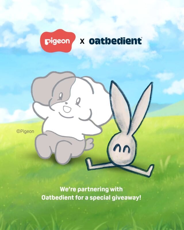 [GIVEAWAY CLOSED] We've partnered with our friends at @oatbedient to give you an oat-licious treat for the whole fam! Our StarTouch™️ Drinking Cup is perfect for your little one to start their drinking journey right while Oatbedient's delicious oat milk a wholesome and fun drink for everyone - including the kids!

5 lucky winners will each be getting a Pigeon StarTouch Drinking Cup in a colour of their choice + the @oatbedient "Perfect 10" Oat Milk Beverages Family Set!

How to enter:
1. Follow @pigeonsingapore and @oatbedient
2. Like this post.
3. Comment with a ❤️ and tag 2 friends who deserve a treat!

Contest ends on 29 August, 2359 and it is open to Singapore residents only. Head to our Linktree for more T&Cs.

Good luck everyone 🍀

#pigeonsg #oatbedient #SGgiveaway #babyessentials #weaning #PigeonStarTouch