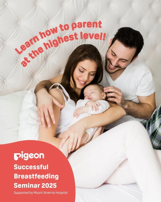 Every parent wishes for a smooth journey, but the reality can be tough. From pregnancy to postpartum, there will be moments of confusion and complicated questions.

Gather all of your questions and come for Pigeon's annual Successful Breastfeeding Seminar to get them answered! We're teaming up with experts from @mtalverniahospital to teach you practical and actionable tips to make this parenthood journey a little easier ✨

Our experts will share essential tips on:
❤️ Gearing up for labour and birth
❤️ Breastfeeding tricks and techniques
❤️ Baby Skincare and why it's so important
❤️ How to properly take care of your newborn

You're not just learning about breastfeeding; you're learning about how to successfully navigate early parenthood.

Event Details:
🗓️ Date: Saturday, 1 November 2025
⏰ Time*: 11:00 AM – 3.30 PM 
📍 Venue: PARKROYAL on Beach Road, Singapore
🎟️ Tickets**: $30 per person, $50 per couple

*Come before 10.30am to receive an early bird gift.
**Ticket includes a lunch buffet and goodie bag worth $80.

Spaces are limited! Secure your spot now to learn how to parent at the highest level 🏆

#pigeonsg #breastfeedingseminar #breastfeeding #lactation #newparents #firsttimeparents #babyessentials