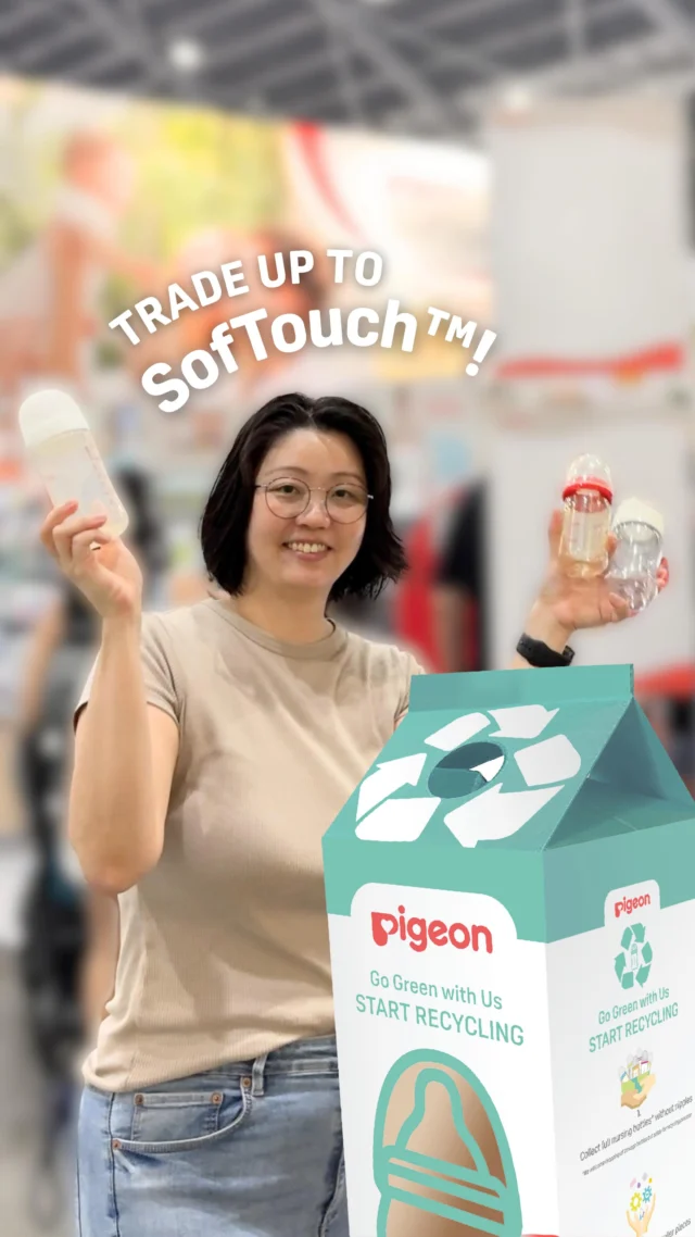 Stop settling for “good enough” when it comes to your baby’s feeding journey. 🍼✨

Your old bottles have served you well, but your baby deserves the gold standard. We’re making it easier than ever to upgrade to the SofTouch™️ T-Ester Nursing Bottles - our crystal-clear bottle that is perfect for UV Sterilization.

Free up space and trade up for the best! Bring ANY brand of old-but-clean nursing bottles to the Pigeon booth at the Mummy’s Market Baby Fair to enjoy an exclusive trade-in discount. 

A comfortable latch isn’t just a want - it’s a need for a happy baby (and a resting mama).

#pigeonsg #MummysMarketBabyFair #BabyEssentials #newparents #sustainablesg