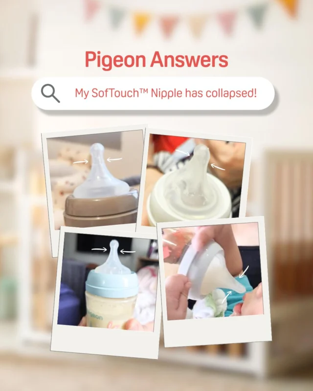 When mummies DM us “Help! My nipple keeps collapsing 😩” - we hear you.

First things first: you’re not doing anything wrong 🤍 And your baby is definitely not “too strong” 😂

If your SofTouch™ Nipple keeps collapsing during feeds, it’s usually one of these 3 simple fixes 👇
 ✨ The teat size needs upgrading
 ✨ The screw cap is screwed on too tight
 ✨ The anti-colic system needs a quick check

Small tweak. Big difference. Calm baby. Calm mummy. No need to panic - save this for your next feed! 🍼

Have you experienced this before? Let us know in the comments - our team is here to help 💬