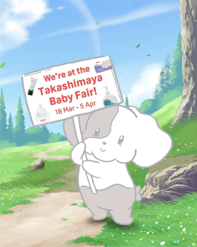 BRB, going to Takashimaya to BYOB and get the cutest gifts... 🏃‍♀️💨

Setting your reminders for 18 March - 5 April because our booth at Takashimaya is a MUST-VISIT. Whether you’re a first-time parent or leveling up to the toddler stage, we’ve got everything from Wearable Breast Pumps to our colourful StarTouch™ straw cups.

Why you need to be there: 
🌈 BYOB Station: Our extremely popular BYOB cart is back! Customise your baby’s bottle to fit their unique personalities.
🎁 Exclusive Collab: Limited edition Pigeon x @wheniwasfour_sg SofTouch™️ and Natural Botanical Baby Skincare Gift Sets. 
✨ New Drops: Check out the MyFriends PPSU bottles and our hands-free Wearable Breast Pump. 
🤩 Free Gifts: Tiered rewards up to almost $60 in value!

See you at Takashimaya Square, B2! 🫶

Save this post so you don’t forget the dates and deals! 📌