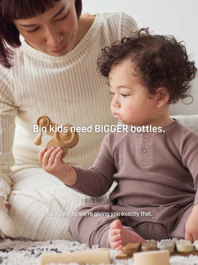 Big News for Big Kids! 🍼 The Pigeon SofTouch™️ PPSU family just got bigger (literally!).

As your little one grows, so does their appetite! We've heard your requests, and we're so excited to announce that our fan-favourite SofTouch™️ PPSU Nursing Bottle is now available in a brand-new 330ml size and adorable new designs.

Enjoy the same Japanese quality you know and love - high heat resistance, excellent durability, and the SofTouch™️ Bottle Nipple that makes the transition between breast and bottle seamless.

Ready to upsize? 👀

These bottles are now available on the official Pigeon web store (link in our Linktree) and at the upcoming Mummys Market Baby Fair! 🤩