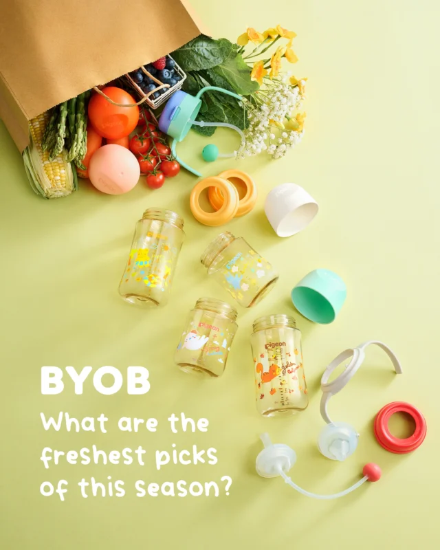 New season, new look, and the freshest picks of the crop! 🍎🍊🍋🥬🫐🍠

Say hello to our latest BYOB (Build Your Own Bottle) collection, beautifully inspired by the 4 weather seasons. Just like strolling through a fresh market, we’ve harvested a gorgeous new lineup of seasons-inspired designs — from playful summer bears to cozy winter seals — to perfectly match your baby’s unique personality! 🌈✨

You will be able to build with these new bottles soon at our upcoming cart at @mothercare Paragon!

#pigeonsingapore #CelebrateBabiesTheWayTheyAre #PigeonBYOB #babyessentials #babyfeeding