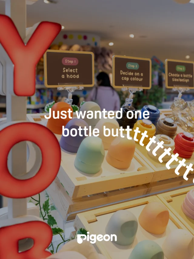 It started with “I just need one bottle” and ended with a whole wheelbarrow full! 🍼✨​
​
We are bringing the ultimate country market charm right to the heart of the city! The Pigeon BYOB range is freshly plucked and ready for you to explore, featuring our four stunning new seasonal prints: Summer, Winter, Spring, and Autumn. ​
​
Freshly picked deals are also waiting for you at Mothercare Paragon​:

✨ Spend $35 or more on BYOB products for a FREE Howapipi Plush Keychain! ​
✨ Spend $60 or more on BYOB products for a FREE Howapipi Plushie!​
​
Come visit the BYOB Farmer’s Market Cart at Mothercare Paragon from 16 to 31 July. Have fun browsing the patch, mixing and matching, and building a fully customised feeding companion uniquely tailored to your baby.​

#PigeonSingapore #CelebrateBabiesTheWayTheyAre #BYOB #BYOBCart #MothercareParagon
