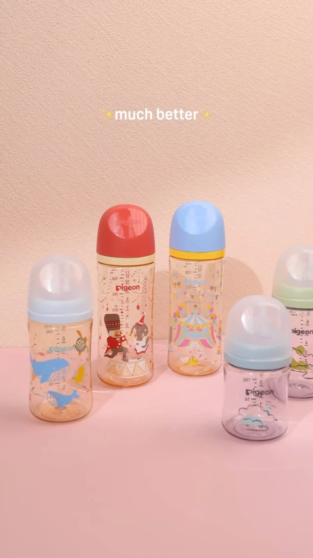 Warning ⚠️ You might be staring at these longer than your baby does. 🤭🎪​

Turning everyday moments into colourful ones, one bottle at a
time. Meet the NEW Pigeon SofTouch™️ Circus Collection and
find the design that makes you smile. 🍼💛​

💛 Shop yours today through the link in our bio and let us know which design you’re bringing home!​

#PigeonSingapore #CelebrateBabiesTheWayTheyAre
#PigeonSoftouch #babybottles #milkbottle